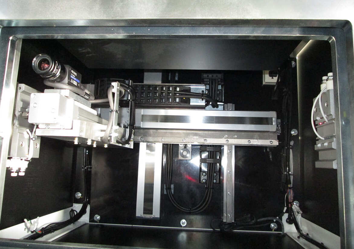 自動車ランプ点灯状態検査装置_直交軸