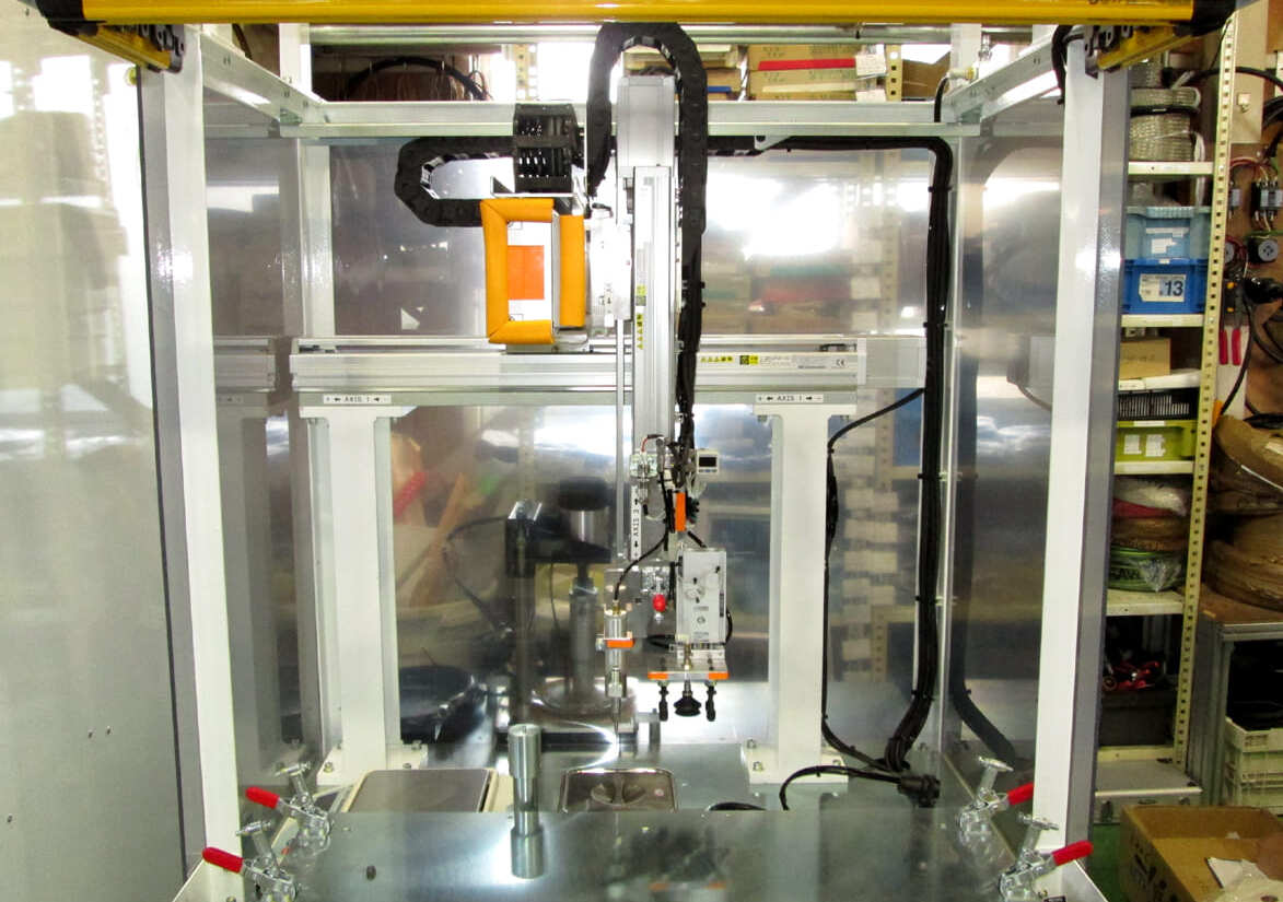 接着剤塗布装置_直交軸